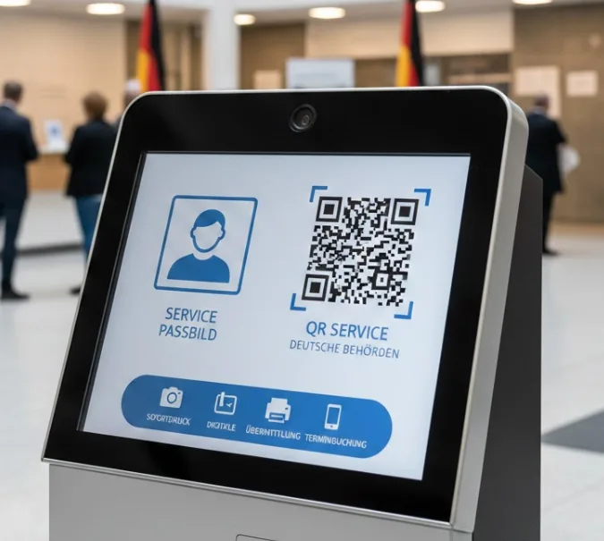 E-Passfoto mit QR-Code für deutsche Behörden – Kodak Express Fotowelt